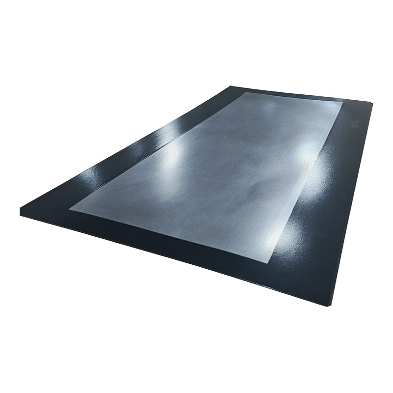 Placa bipolar de grafite flexível composta reforçada com fibra de carbono com bordas soldadas