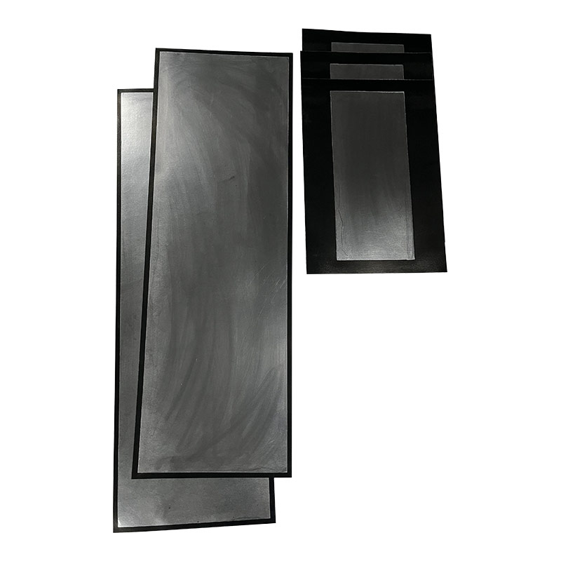 Placa bipolar de grafite flexível composta reforçada com fibra de carbono com bordas soldadas